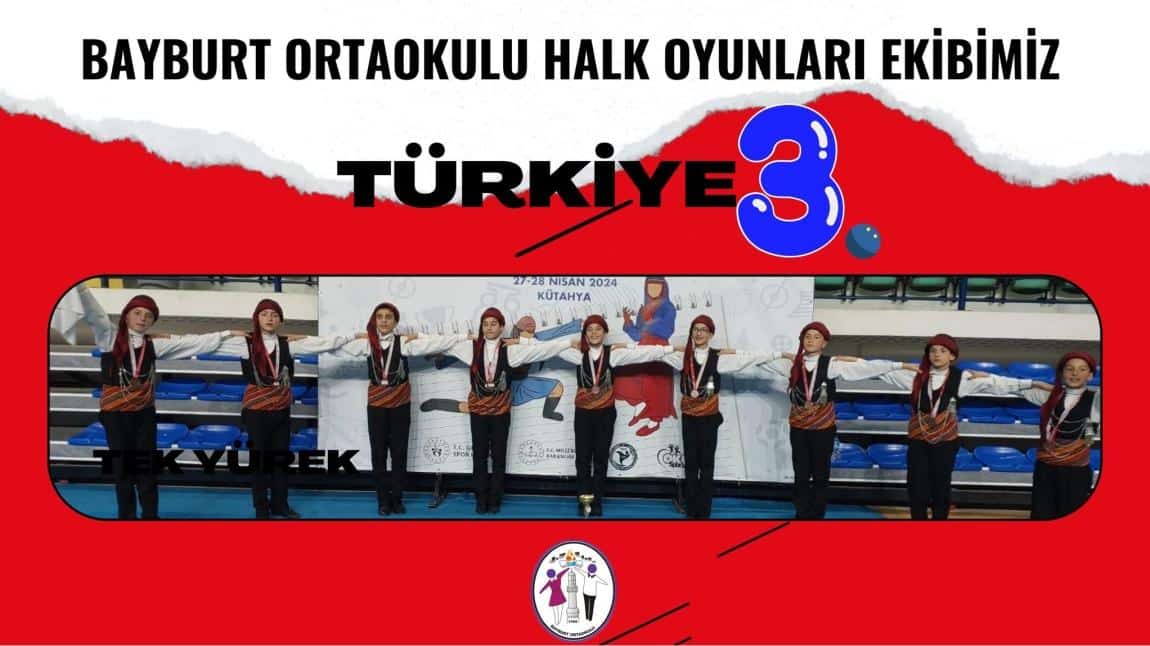 Okulumuz Halk Oyunları Ekibinden Türkiye Derecesi
